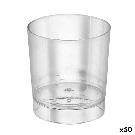 Set of Shot Glasses Algon Reusable Transparent 10 Pieces 35 ml (50 Units)