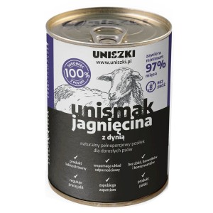 Nassfutter Uniszki Unismak Cordero con Calabaza Lamm 410 g