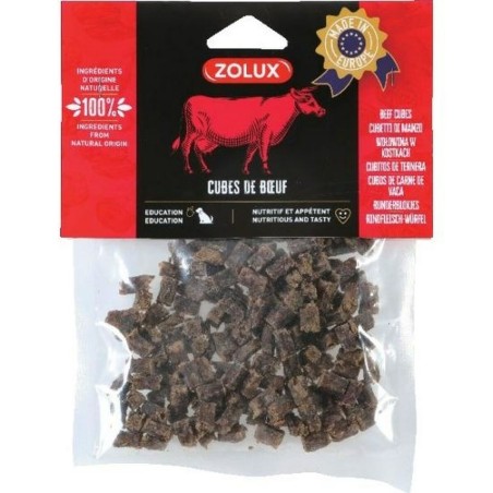 Snack pour chiens Zolux Beef cubes Viande de bœuf 150 g