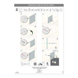 Cloche Saint-Gobain Transparent Mural Verre