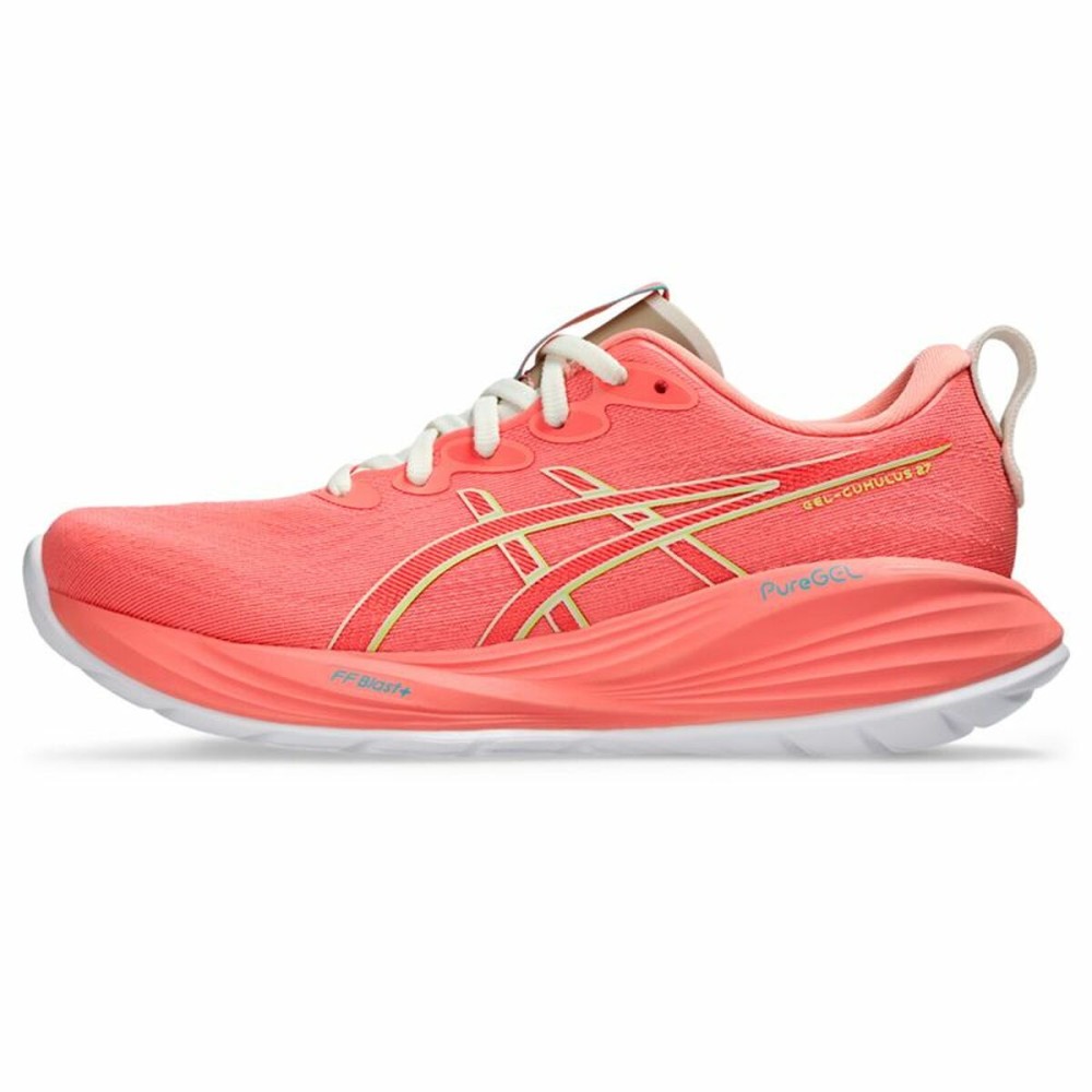 Running Shoes for Adults Asics Gel-Cumulus 27 Red Pink Crimson Red