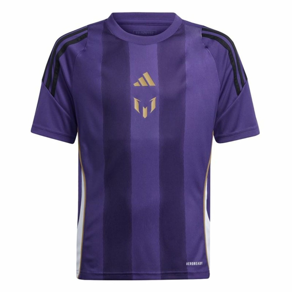 Fußballtrikot T-Shirt Adidas Messi Training Lila