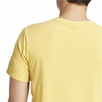 Herren Kurzarm-T-Shirt Adidas Adizero Essentials Gelb