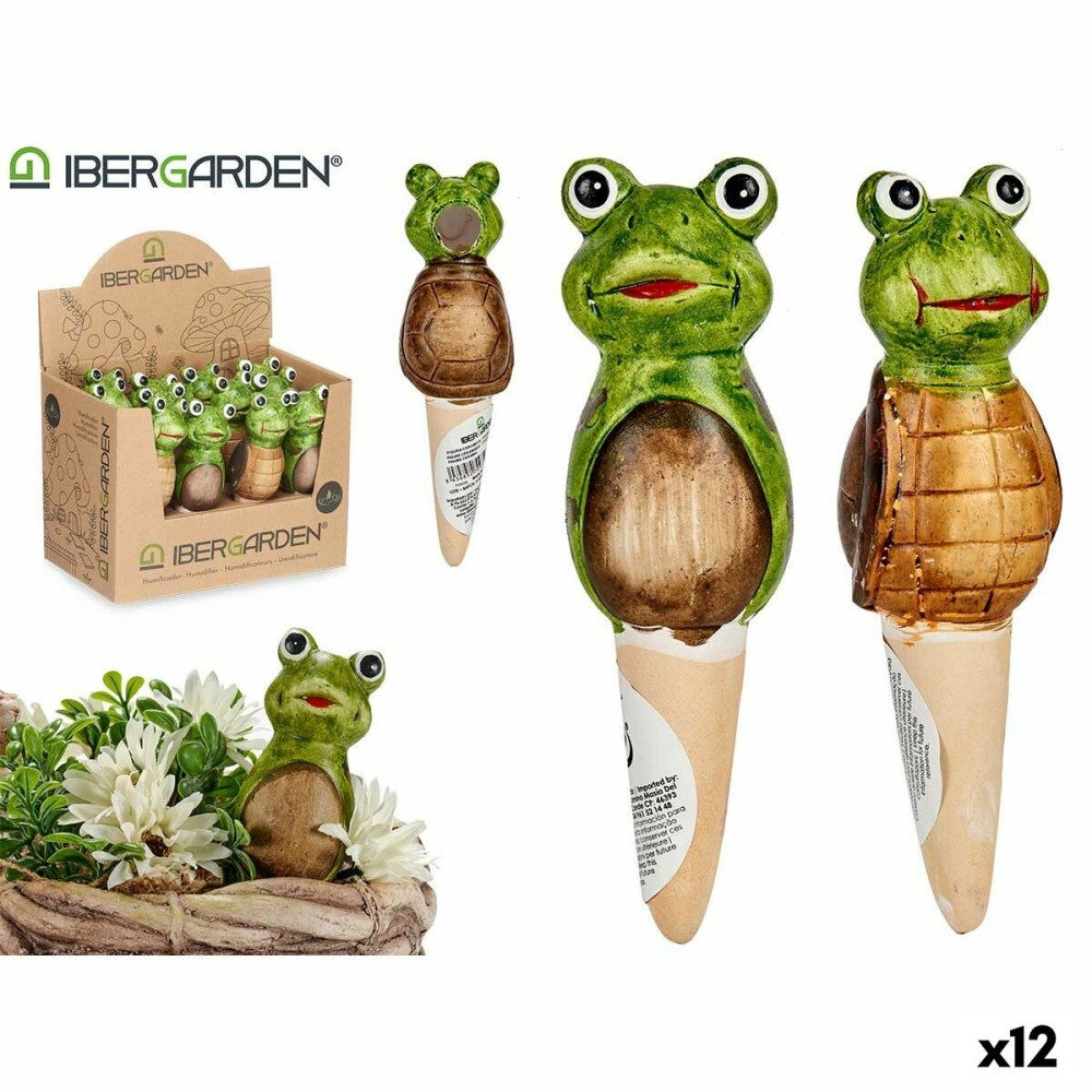 Dekorative Gartenfigur Ibergarden FC0226A4M26 Braun grün aus Keramik 4,5 x 16,5 x 4,5 cm (12 Stück)