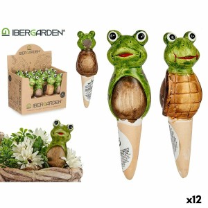 Dekorative Gartenfigur Ibergarden FC0226A4M26 Braun grün aus Keramik 4,5 x 16,5 x 4,5 cm (12 Stück)