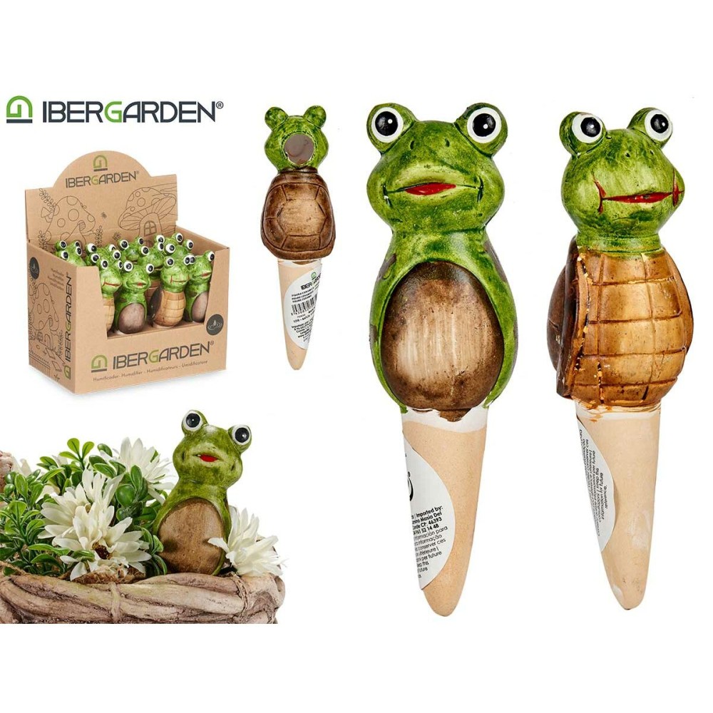 Dekorative Gartenfigur Ibergarden FC0226A4M26 Braun grün aus Keramik 4,5 x 16,5 x 4,5 cm (12 Stück)