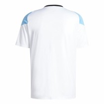 Fußballtrikot T-Shirt Adidas Messi Training Jersey Weiß Blau