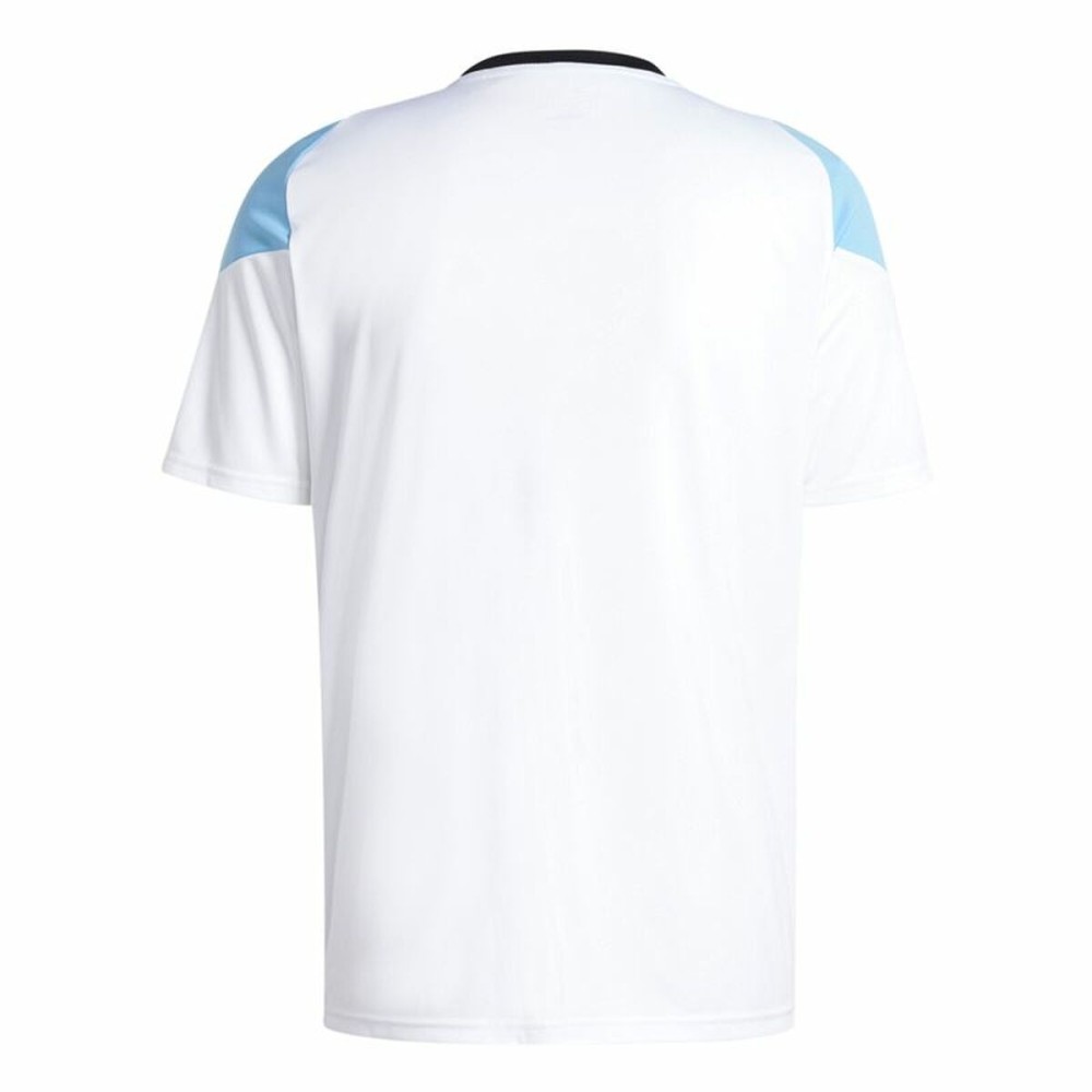 T-shirt de foot Adidas Messi Training Jersey Blanc Bleu