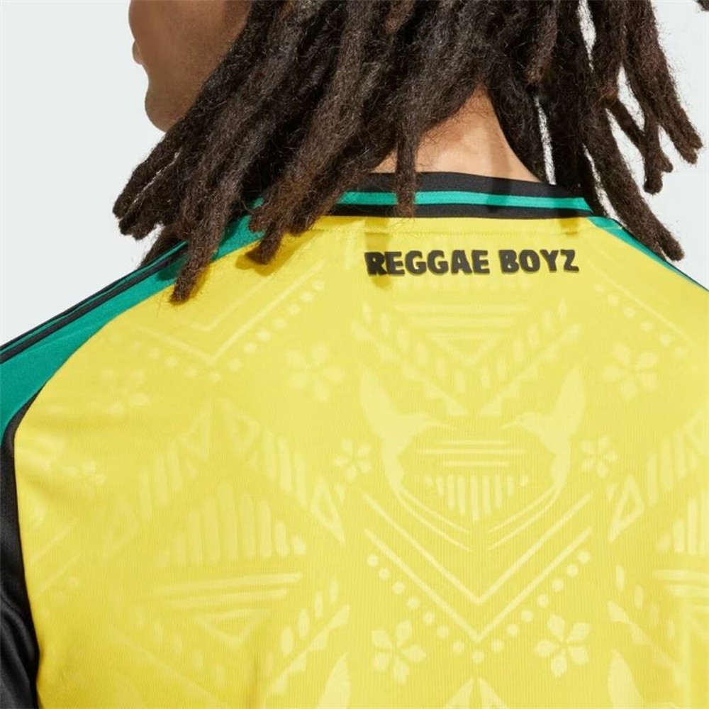 Fußballtrikot T-Shirt Adidas Jamaica 2024 Home Gelb
