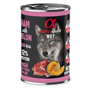 Nassfutter Alpha Spirit ALPHA SPIRIT WET Jamón con melón Schwein 400 g