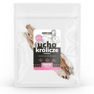 Hundesnack Uniszki Oreja de conejo con pelo Hase 2 x 60 g