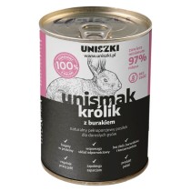 Nassfutter Uniszki Unismak Conejo con remolacha Hase 410 g