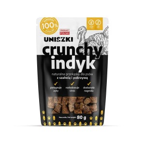 Hundesnack Uniszki Pavo Crujiente con Salvia y Ortiga Truthahn 80 g