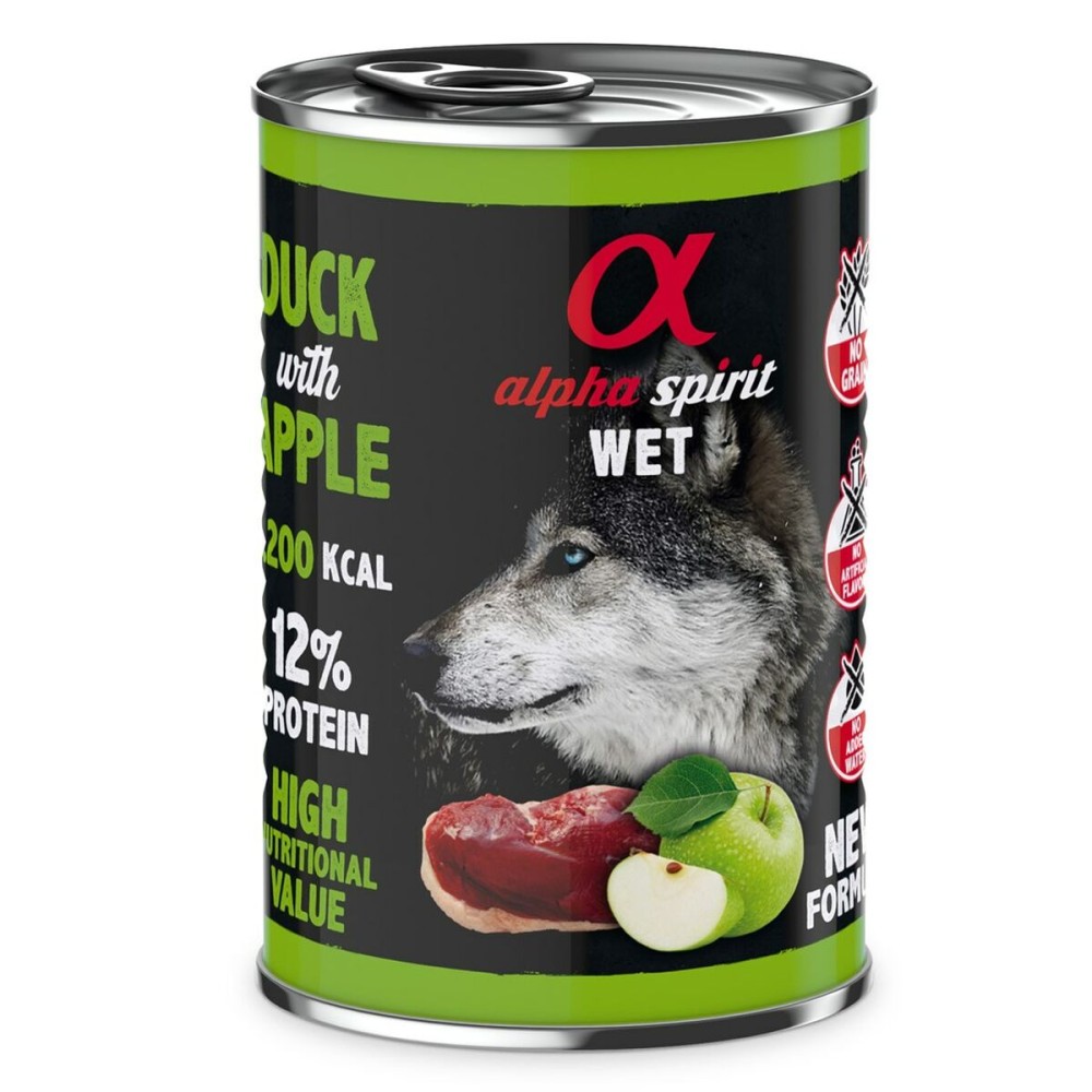 Nassfutter Alpha Spirit ALPHA SPIRIT WET Ente 400 g