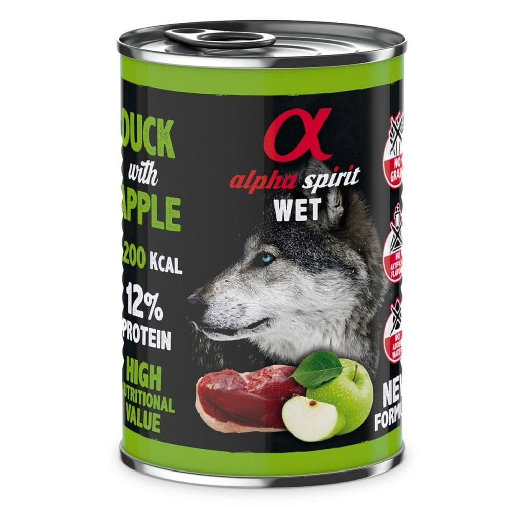 Wet food Alpha Spirit ALPHA SPIRIT WET Duck 400 g