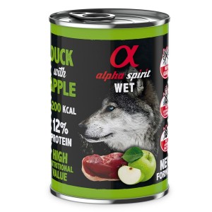 Nassfutter Alpha Spirit ALPHA SPIRIT WET Ente 400 g