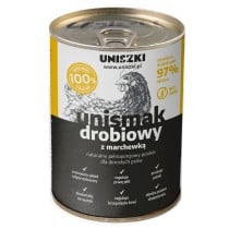 Nassfutter Uniszki Unismak Pollo con Zanahoria 410 g Huhn Mohrrübe