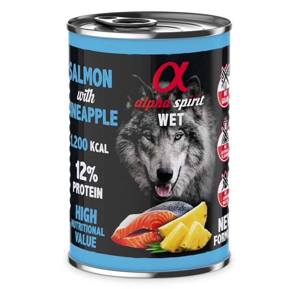 Nassfutter Alpha Spirit ALPHA SPIRIT WET Lachsfarben 400 g