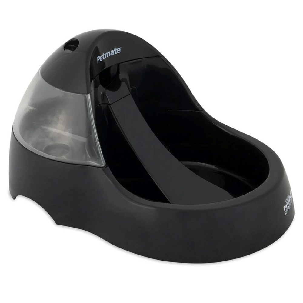 Pet Water Fountain Pet Mate Deluxe Fresh Flow Black Black Plastic 3 L