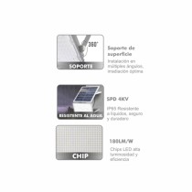 LED lamp Silver Electronics 174100 Grey 1500 lm