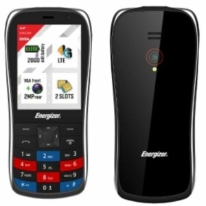 Téléphone portable pour personnes âgées Energizer E284SAS1BK Noir