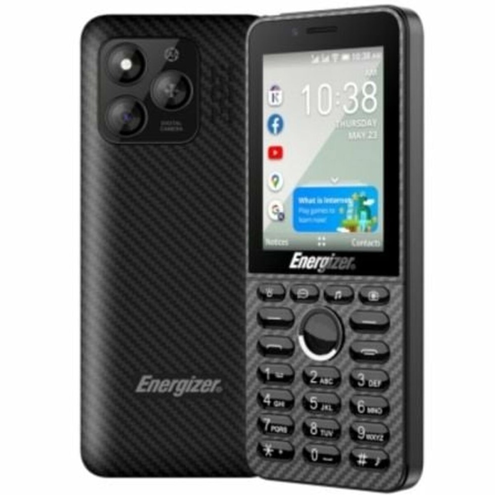 Téléphone portable pour personnes âgées Energizer E288S Quad Core 4 GB RAM Noir