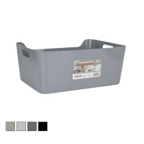 Panier Multi-usages Dem 33 x 24 x 14,5 cm Avec des poignées (12 Unités)