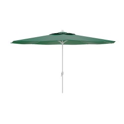 Marbueno Sonnenschirm Stahl 8 Streben D300 cm Polyester Grün Garten, Pool und Terrasse 10190