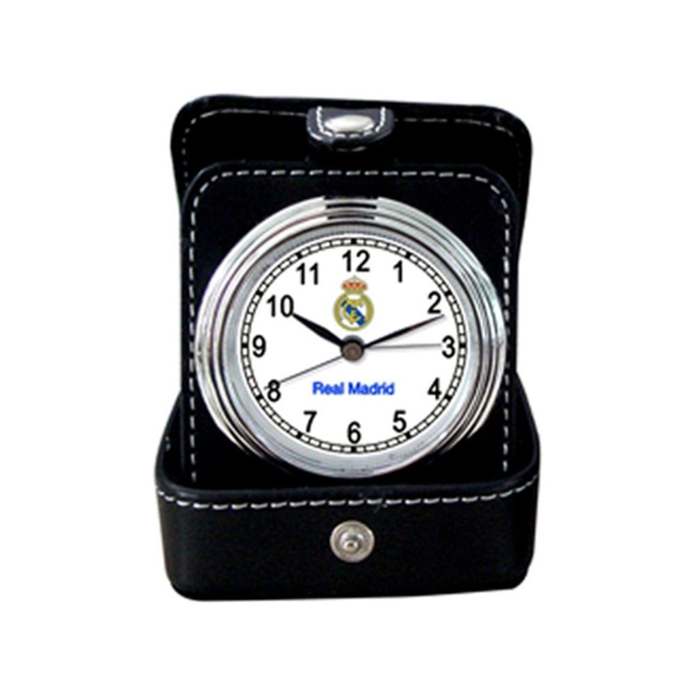 Alarm Clock Real Madrid C.F. Travel size Black