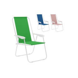 Marbueno Chaise Pliante Acier Assortie Plage et Piscine 59X51X83 cm 10170