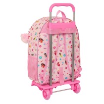 Schulrucksack mit Rädern Disney Princess Summer adventures Rosa 33 x 42 x 14 cm
