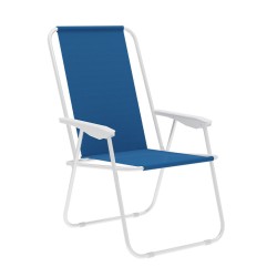 Marbueno Chaise Pliante Acier Assortie Plage et Piscine 59X51X83 cm 10170