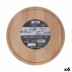 Serving board Quttin Quttin Circular Ø 33 x 1,7 cm (6 Units)