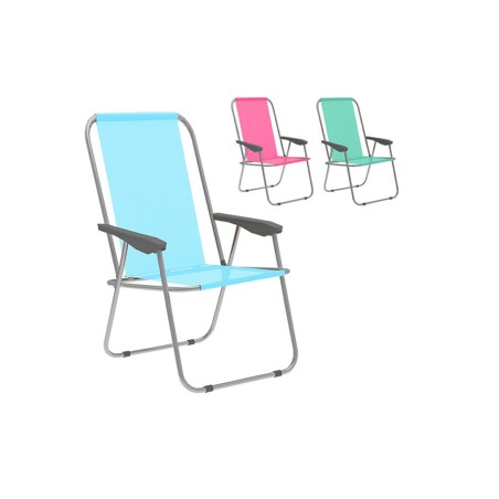 Marbueno Chaise Pliante Acier Assorti Plage et Piscine 59X51X83 cm 10355