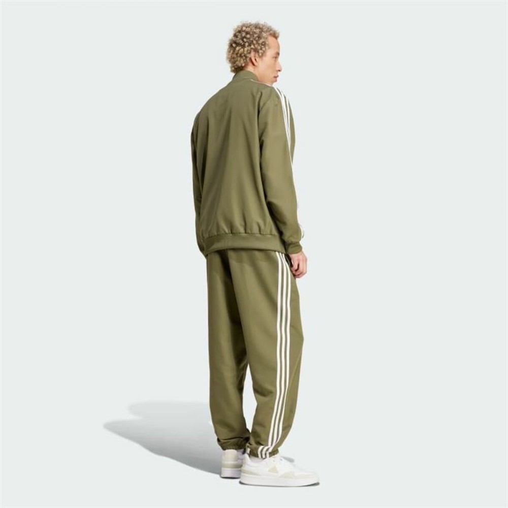 Survêtements Adidas Basic 3S Woven Vert Homme