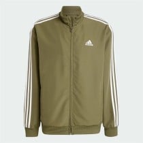 Trainingsanzug Adidas Basic 3S Woven grün Herren