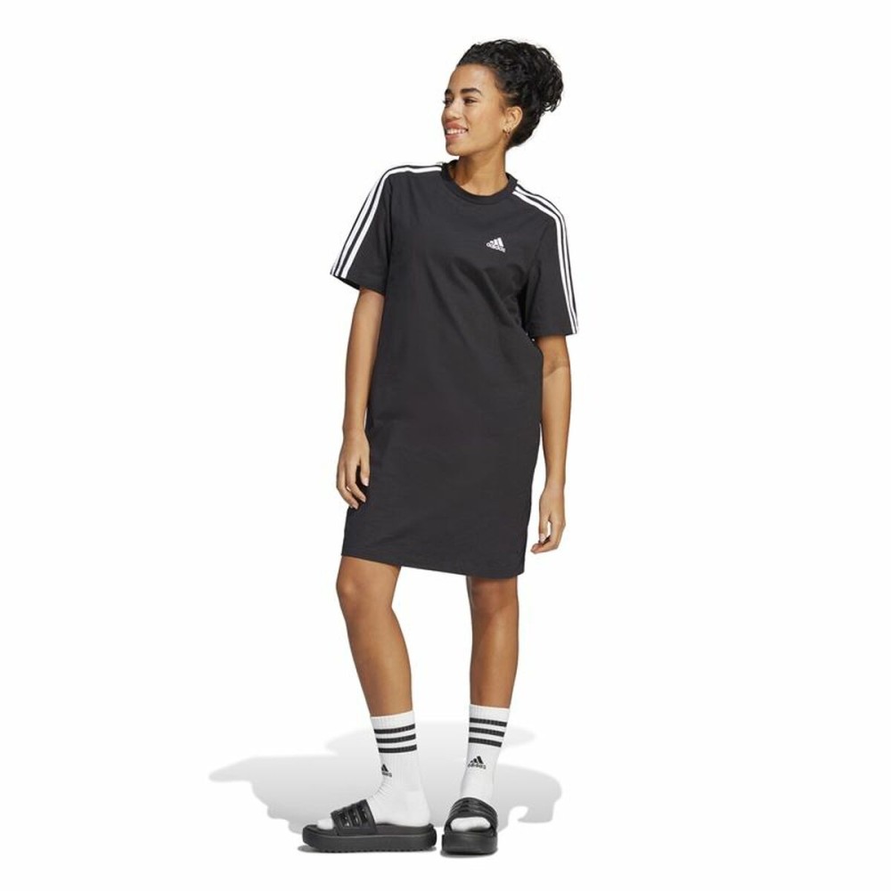 Kleid Adidas 3S Boyfriend Single Schwarz