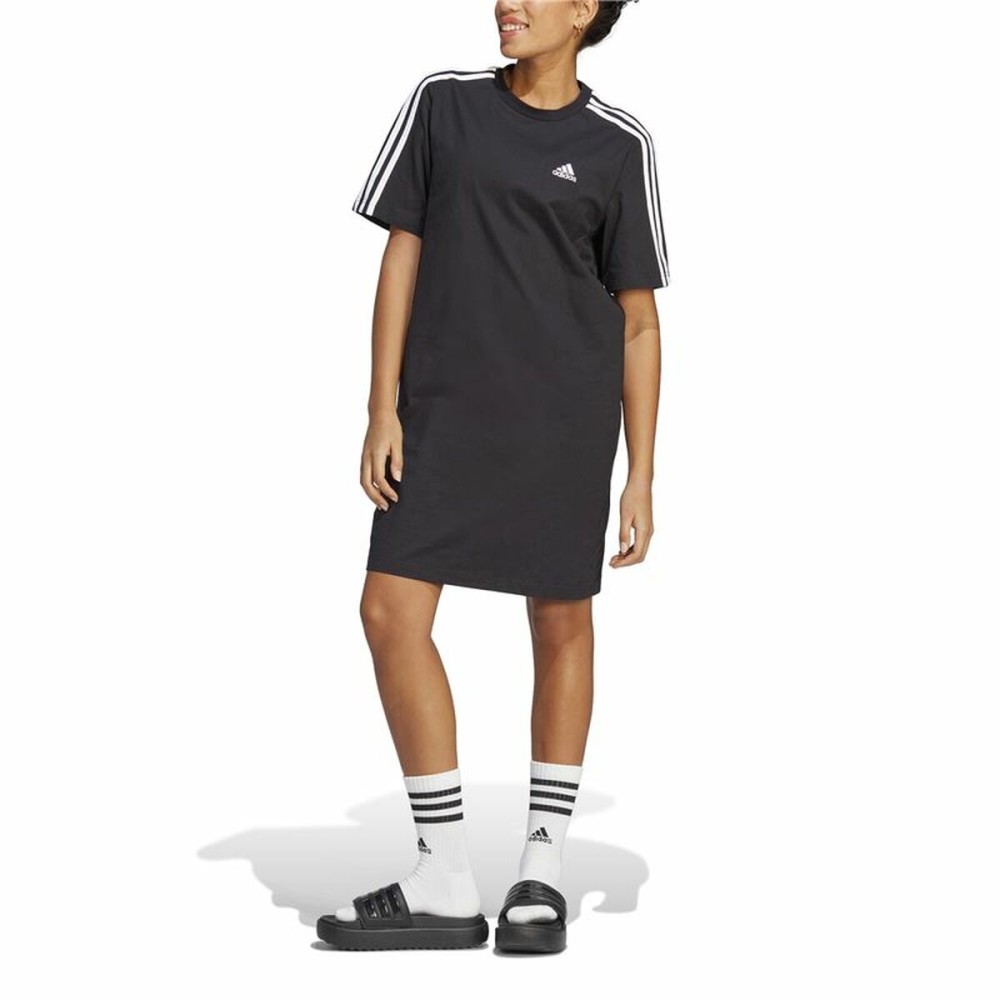 Kleid Adidas 3S Boyfriend Single Schwarz