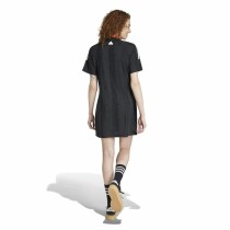 Kleid Adidas Tiro Cut 3 Bandas Jacquard Schwarz