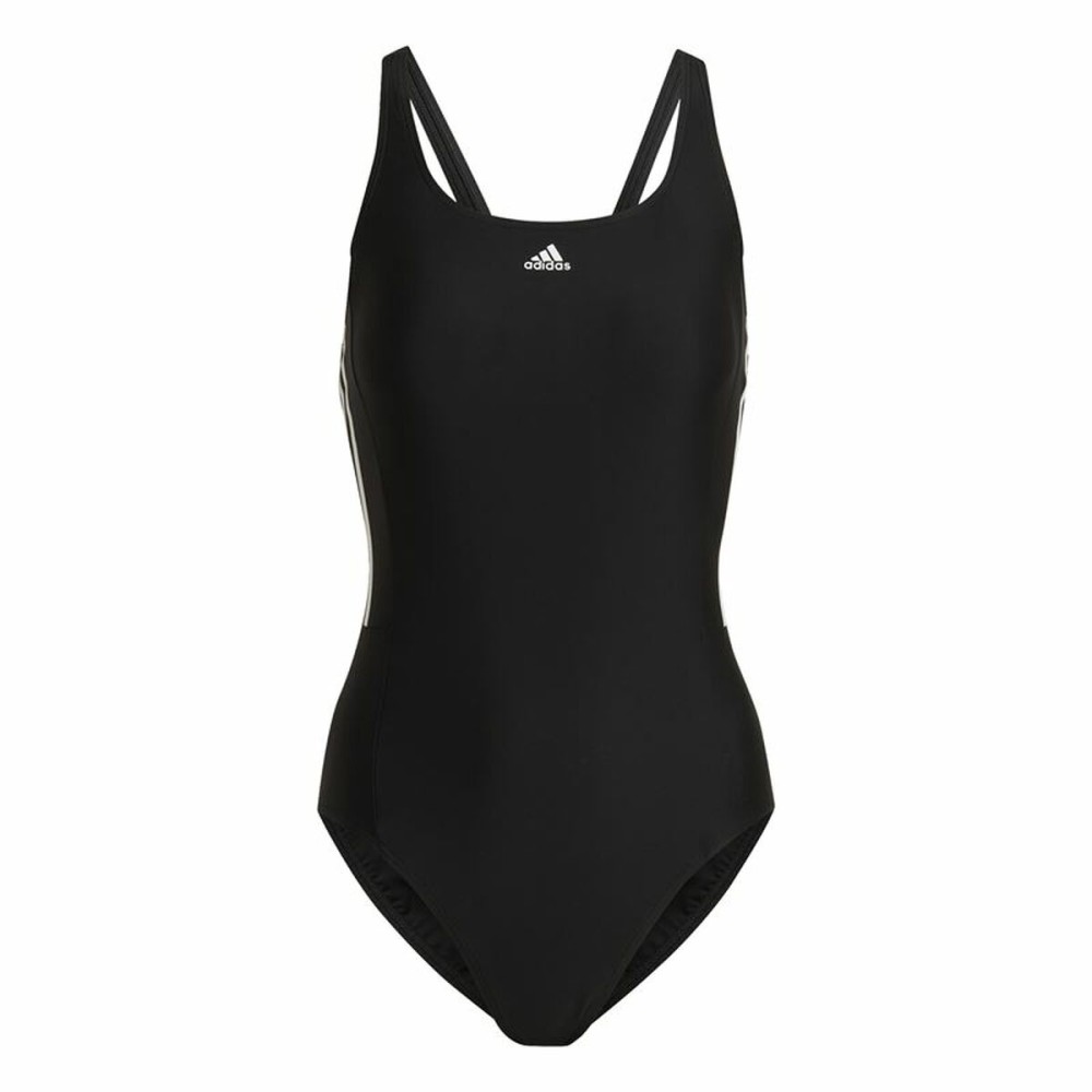 Women’s Bathing Costume Adidas 3S Mid Suit Black