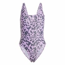 Women’s Bathing Costume Adidas Essentials Animal Print Pink
