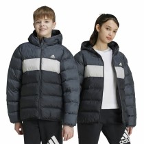 Veste de Sport pour Enfants Adidas Cazadora Synthetic Down Infantil Noir Gris