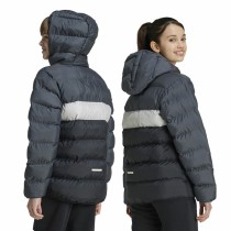 Veste de Sport pour Enfants Adidas Cazadora Synthetic Down Infantil Noir Gris