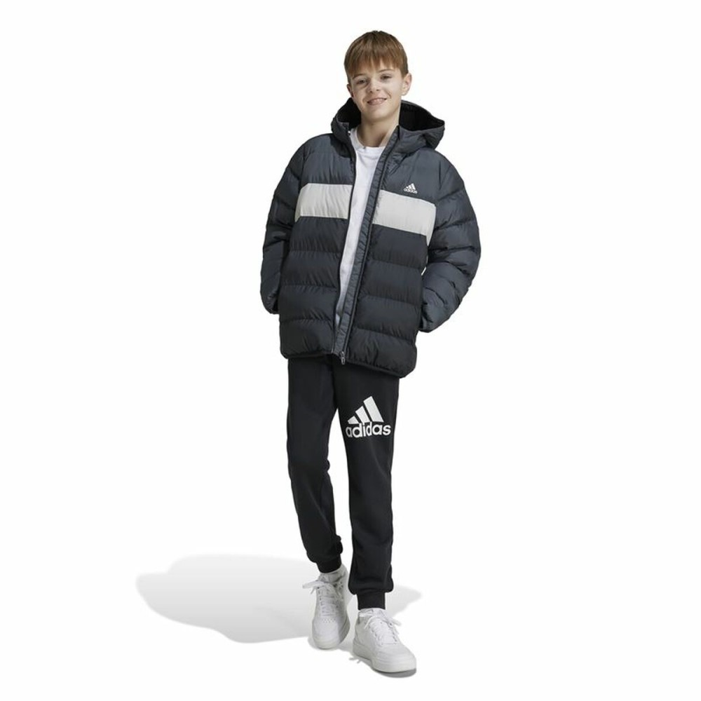 Veste de Sport pour Enfants Adidas Cazadora Synthetic Down Infantil Noir Gris