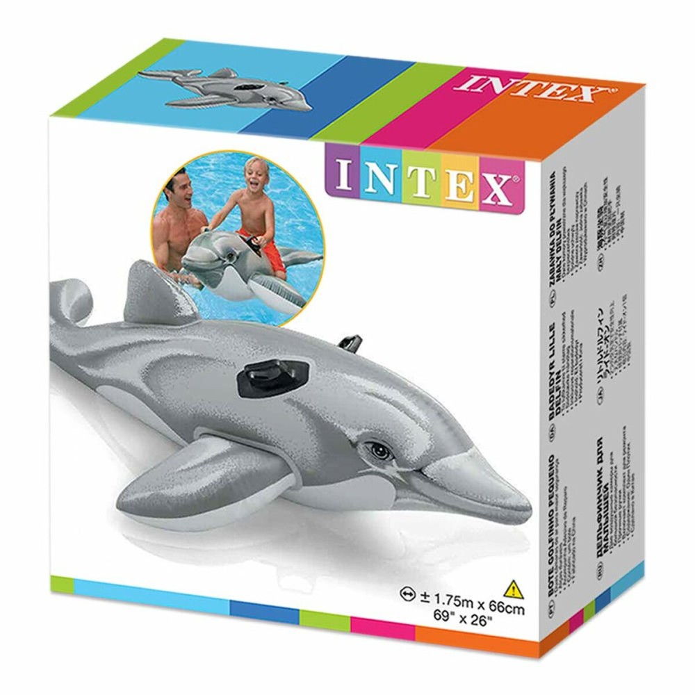 Aufblasbare Figur für Pool Intex Lil' Dolphin Ride-On