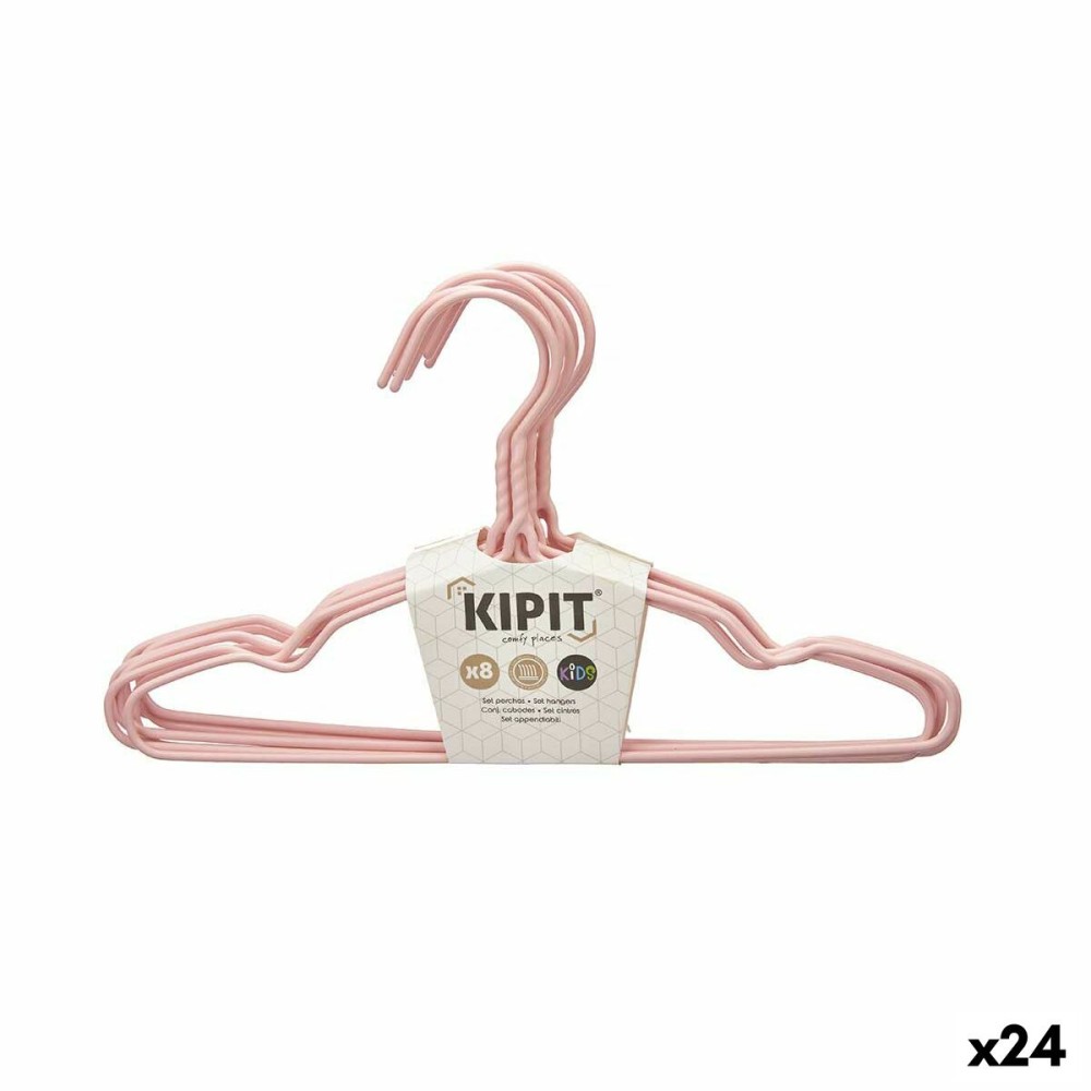 Aufhänger-Set Metall Silikon 9,5 x 0,3 x 18 cm (24 Stück)