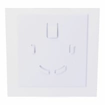 Bouche pour extracteur d'air EDM 08415 08413 17,5 x 17,5 cm