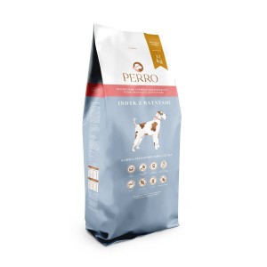 Futter PERRO Turkey with sweet potatoes Medium and large breeds Truthahn 12 kg Erwachsener 12,7 KG