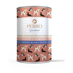 Nassfutter PERRO Gourmet Deer with zucchini Hirsch 400 g