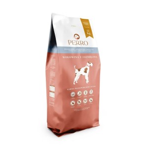 Futter PERRO Beef with lamb Medium and large breeds Rindfleisch 12 kg Erwachsener 12,7 KG
